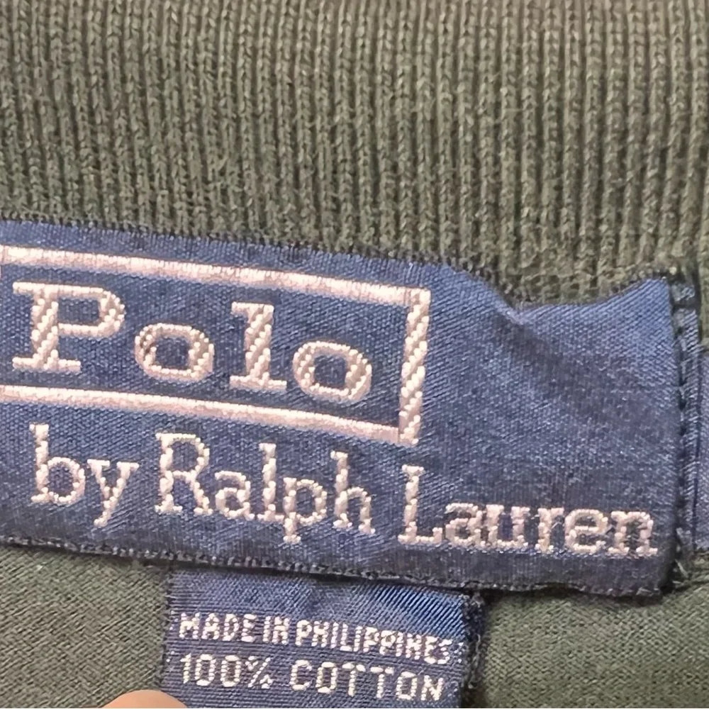 Polo Ralph Lauren Men’s Medium Green Short Sleeve Cotton Polo Shirt Orange Pony